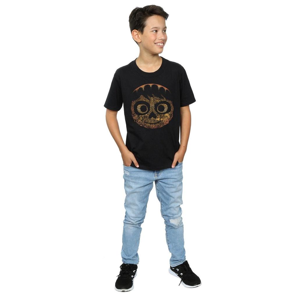 Coco Boys Miguel Face Cotton T-Shirt