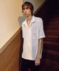 Lollingseutyudio Crochet Open Collar Shirt Ivory