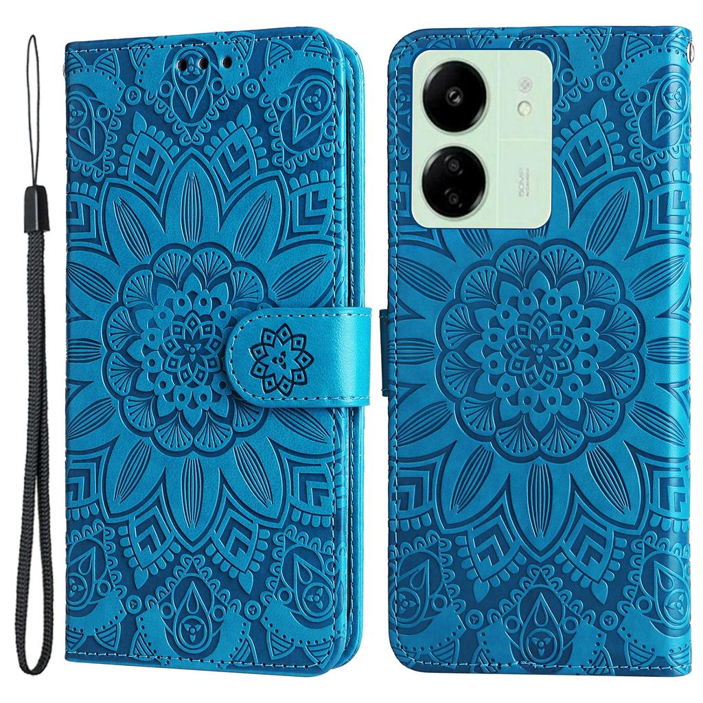 For Xiaomi Redmi 13C 4G/5G/13R 5G/Poco M6 5G/Poco C65 4G Phone Case Anti-Fall PU Leather Stand Wallet Cover