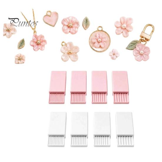 Miniature Decor Clay Tool 4Pcs 3D Print Gel Ball Maker Tools, Nail Art Bead Roller for Flowers, Polymer Mold 2/3/4/5 Mm Sphere Shaper Round