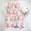 Mobile Phone Lanyard Girl Heart Cartoon Cute Kt Cat Jewelry Portable Rope Woven Rope Short Pendant Female