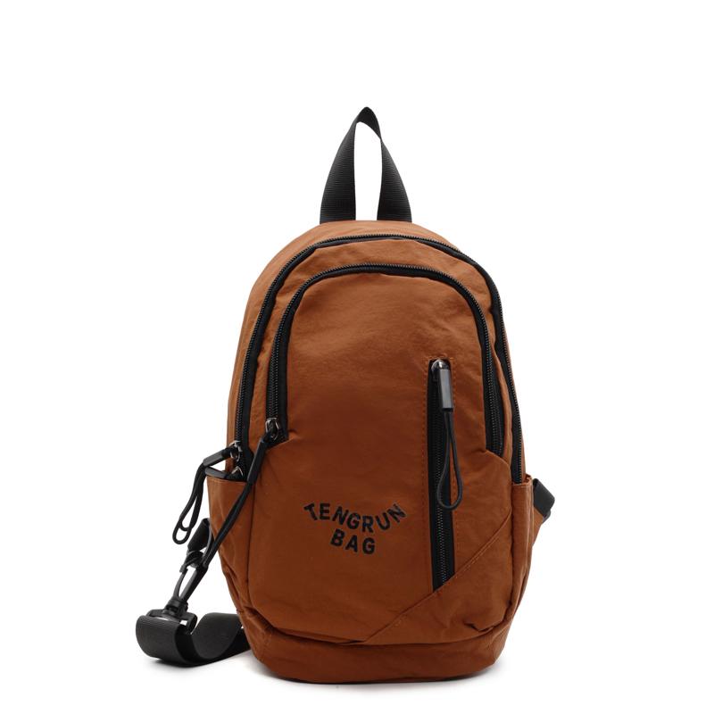 Leichte Umhängetasche mit großer Kapazität Damen-Schultertasche Student Brusttasche