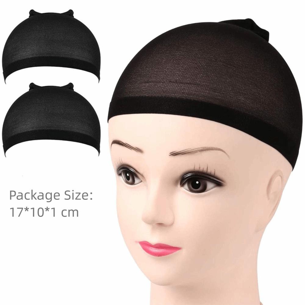 2 Pieces Multicolor Wig Cap Stretchy Nylon Stocking Wig Caps High Quality Nylon Wig Caps Women&Men