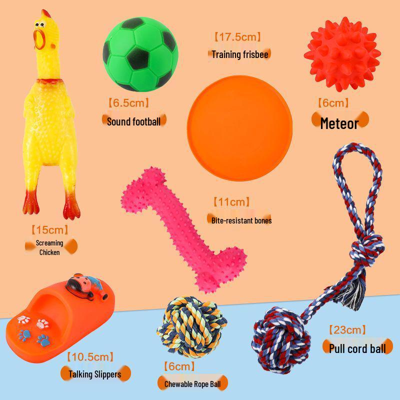 Bite-Resistant Plush Squeaky Chicken Toy for Teething Puppies and Small Dogs