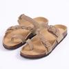 Fashion Comwarm New Women's Cork Footbed Sandals with Arch Support Comfortable Slip-On Slide Sandals With Adjustable Buckle for Summer