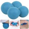 2Pcs Silicone Peanut Shape Yoga Training Muscle Relaxation Massage Ball Massagerblue Peanut Shape