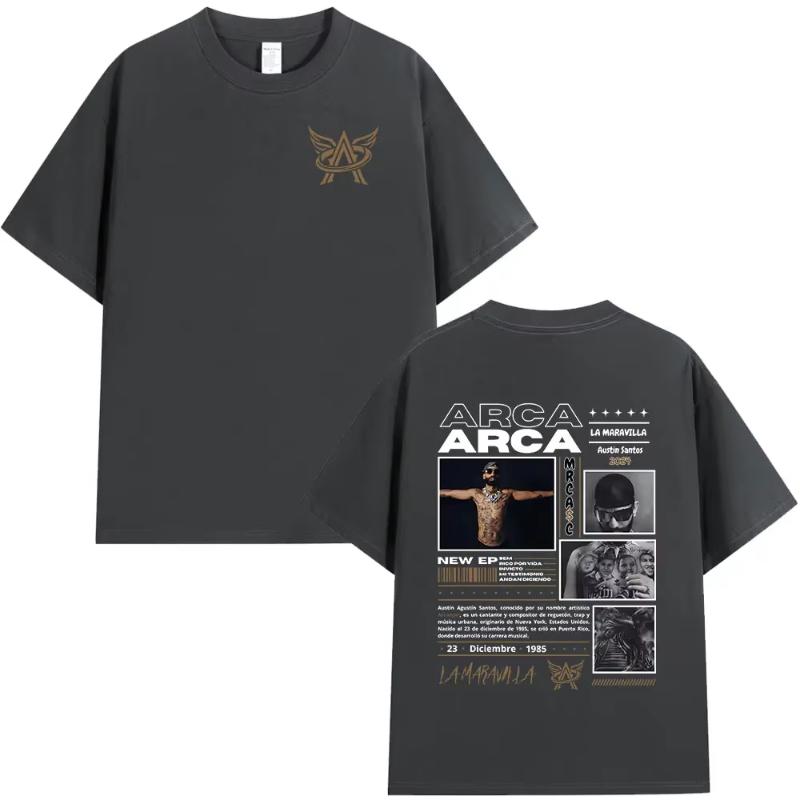 Rapper Arcangel Album T Shirt Unisexs Unisex Clothing Hip Hop Fashion Oversized Short Sleeve Tshirt Casual Cotton Tshirts Fan Gift