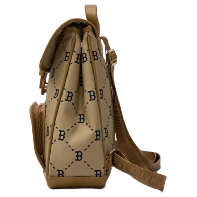 New MLB Polyester Backpack Women's Brown 7ABKMD45N-43BGS