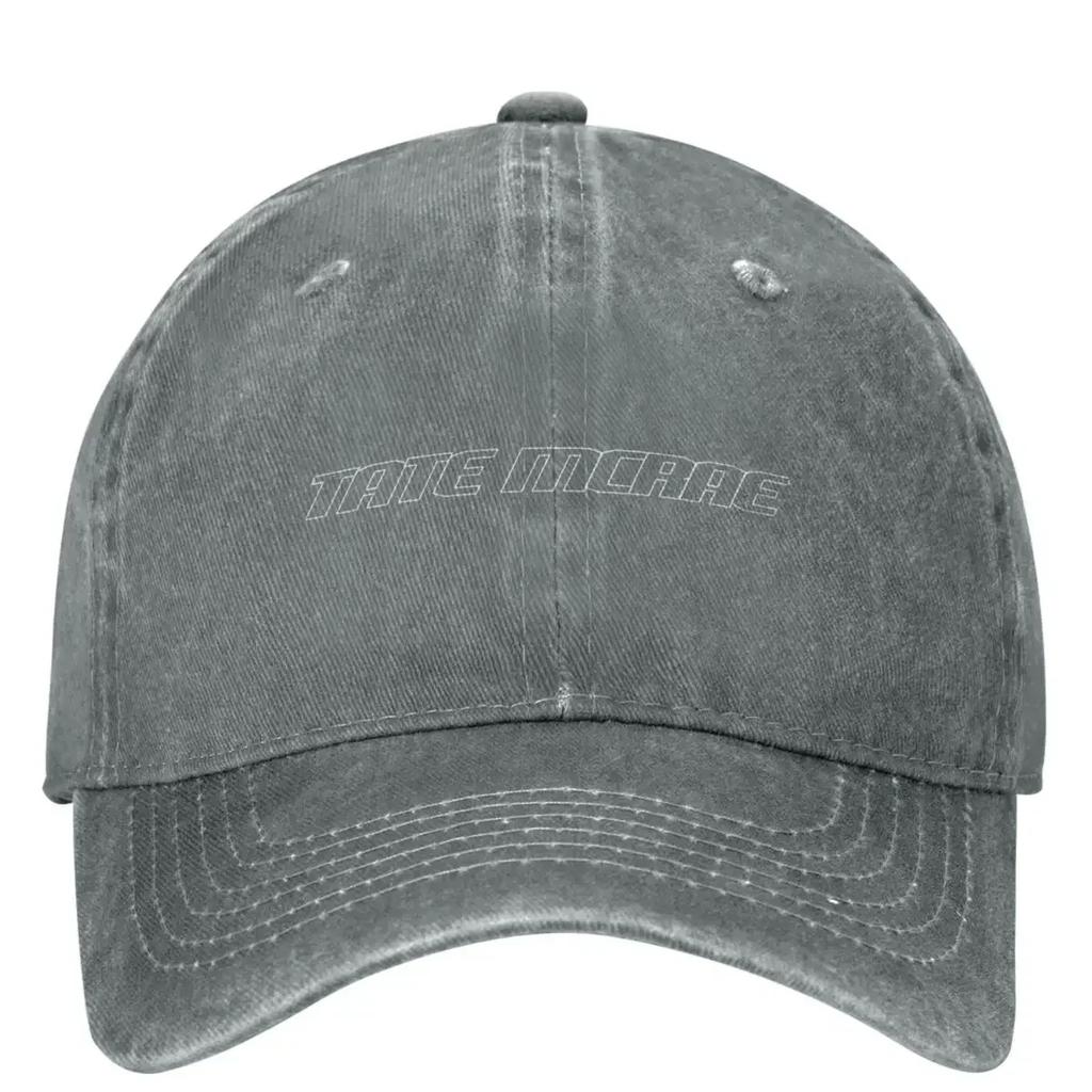 Think Later Tour 2024 Tate Mcrae Schwarzes Merch Herren Damen Baseballkappe Used Denim Kappen Hut Outdoor Verstellbare Passform Sonnenschutzmütze