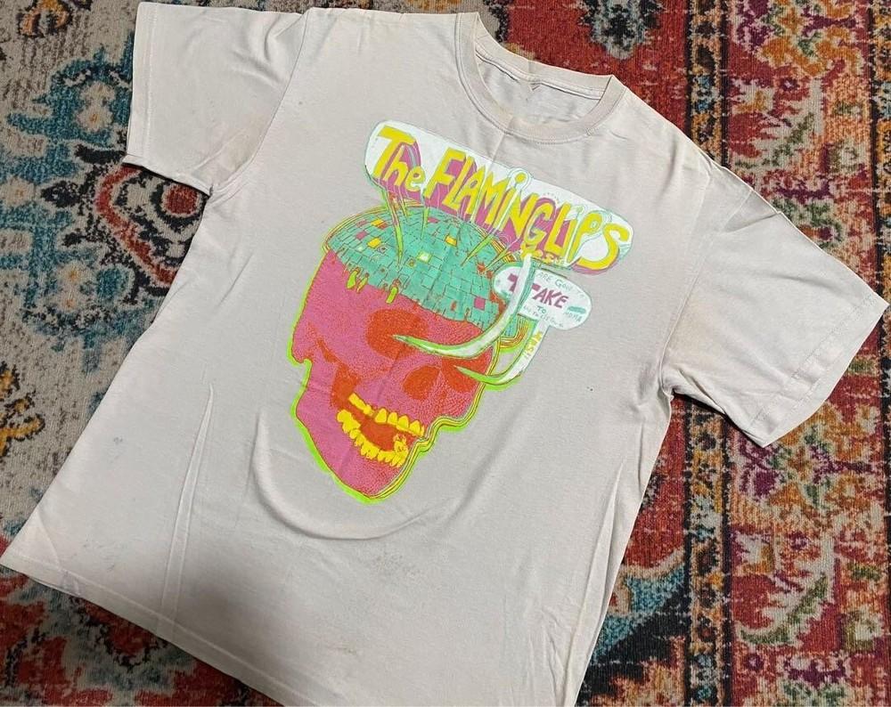 

The Flaming Lips Gift For Friends White T-Shirt Cotton S-5XL OM43 Unisex T-Shirt XXXXL