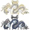 New Year Headwear Zodiac Dragon Hair Claw Hairpin Rhinestone Shark Clip Animal Hair Clip  Girl