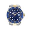 Mathey-Tissot Mathy Vintage Automatic Two Tone Stainless Steel Blue Dial H901ATBBU 100M Men's Watch