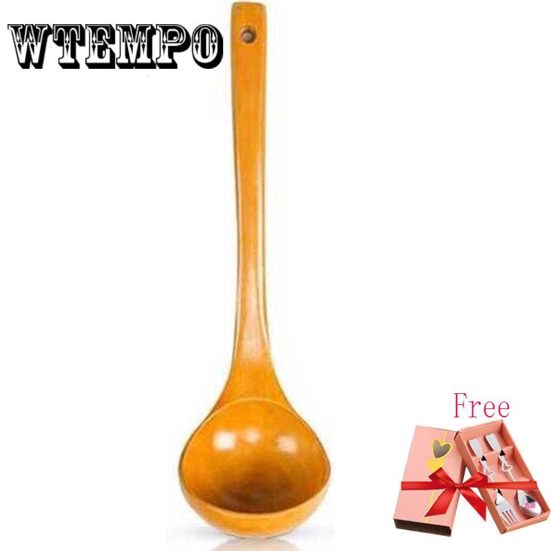 Bamboo Wood Spoon Holder Cooking Shovels Slotted Cooking Utensils Tool Kitchen