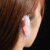 Disposable Waterproof Ear Cover Transparent Protector Cap for Hair Dyeing Bath Shower Earmuffs Cap Hairdressers Barber Accessory