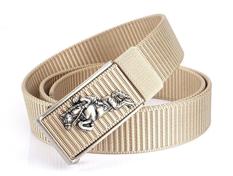 Belt Unisex Versatile And Slimming With Metal Buckle Belt Paired Jeans With