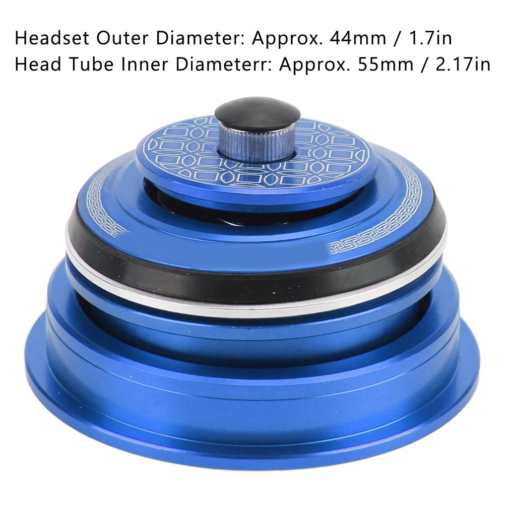 Bearing Headset Aluminum Alloy Mountain Bike Headset for Cone Straight Tube Fork