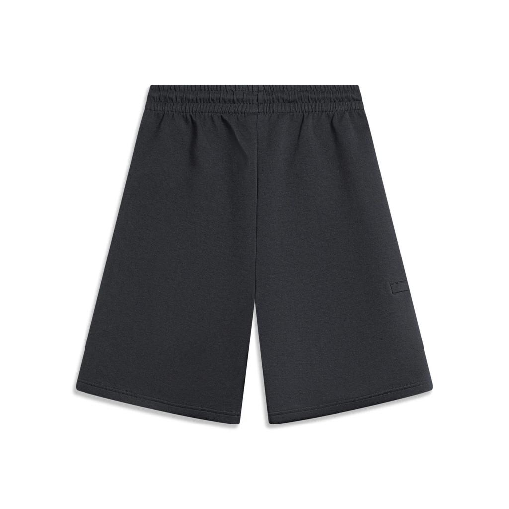 Li-Ning Wade Series Letter Print Drawstring Straight-Leg Casual Shorts Men Bottoms AKST535-1