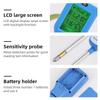 Yieryi 6 In 1 Soil PH Meter Moisture Temperature Light EC Fertility Tester Digital Garden Plant Soil Detector for Vegetable Farm
