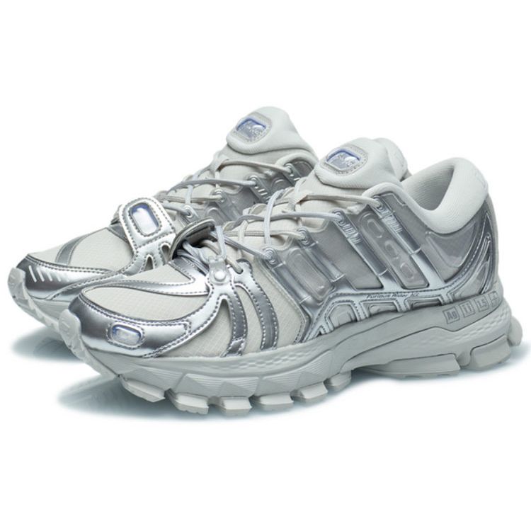 Li Ning Liejun Ace 1.5 Classic Comfortable Non-Slip Wear-Resistant Breathable Low-Top Casual Shoes Men Sneaker Silver Gray ARYR009-2