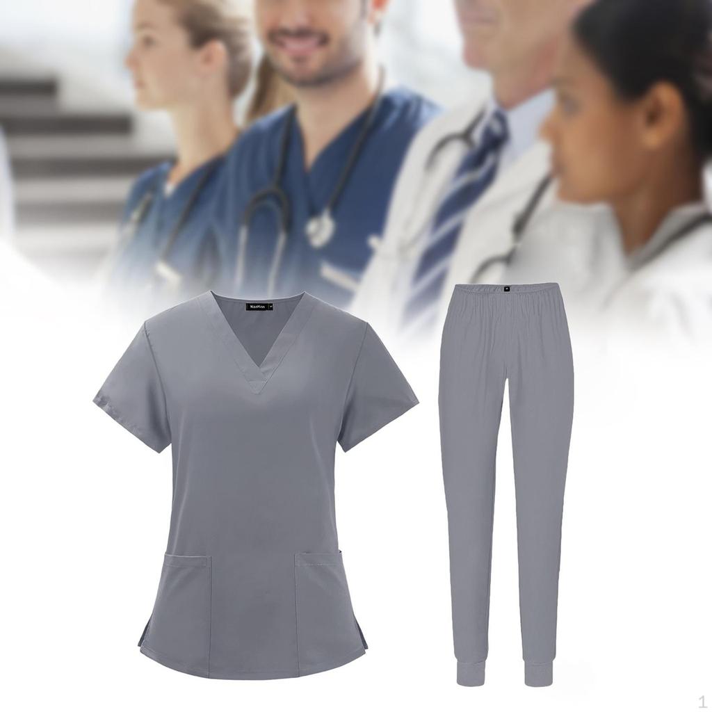 Comfortable Women's Scrub Sets for Nurse Work Uniforms