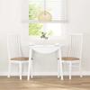 VidaXL Dining Chairs Cushions 2 Pcs White Solid Rubber Wood, Dining Chair, Chair, Living Room Chair, Chairs At 4102460