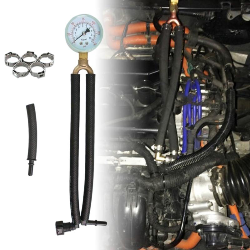 Universal Gas Pressure Gauge for Compatibility with Multiple Vehicle Types Offering Precise Oil Pressure Readings for Au