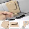 SEAMETAL Car Glasses Clip PU Leather Sun Visor Magnetic Card Ticket Holder Multifunction Sun Visor Car Accessories