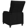 Lounge Chair Black Fabric