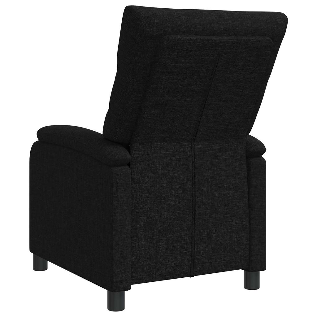 Lounge Chair Black Fabric