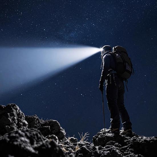 Ear Hanging Headlight with Motion Sensor Modes Adjustable Rechargeable Waterproof Ear-Mounted LED Head Lamp Outdoor Camping Hiking Mini Flashlight