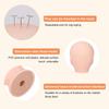 PVC Bald Mannequin Head with Makeup Wig Hat Display Model Head Mannequin Head for Practicing Massage Hairdressing Displaying Wigs