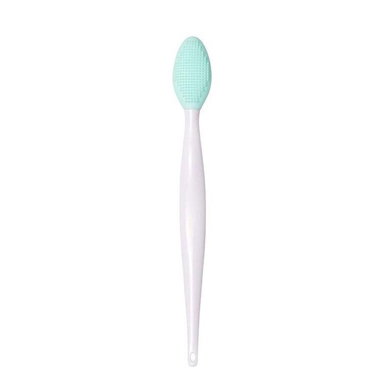 Skin Care Lip Exfoliating Facial Cleansing Face Scrub Nose Clean Brush Blackhead Remove Silicone Double-Sided Skin Care Tool