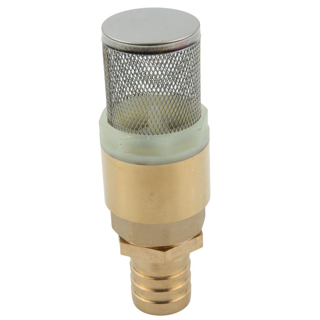3/4in 1in Non-Return Valve Suction Strainer Foot Valve Hose Connection 19 25 Mm With Mesh Strainer Filter Bottom Valve Foot