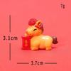 5Pcs Cartoon Horse Animal Miniatures Resin Ornaments Fairy Garden Decoration Moss Terrarium Micro Landscape