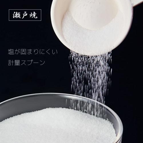 Sun Art Seto Ware Smooth Spoon, White, Made in Japan, 244554