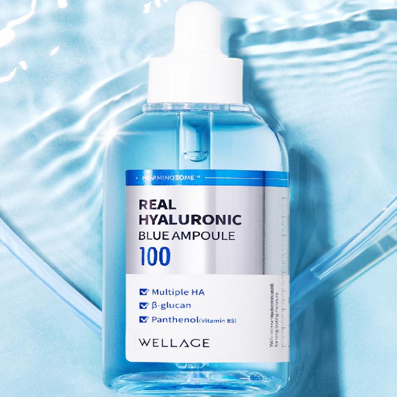 WELLAGE Real Hyaluronic Blue Ampoule 100ml