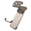 For iPhone 17 Pro Frameless Case Corner Edge Protection TPU Silicone Cover with Camera Lens Protector