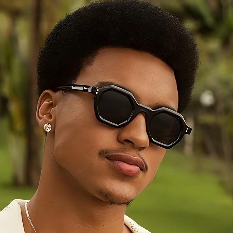 Women's Sunglasses, Fashion Polygonal Men's and Women's Sunglasses, Casual Sunglasses