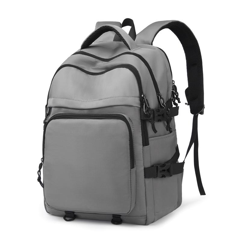 

Модный рюкзак большой вместимости: Стильный деловой, студенческий и туристический спутник серый