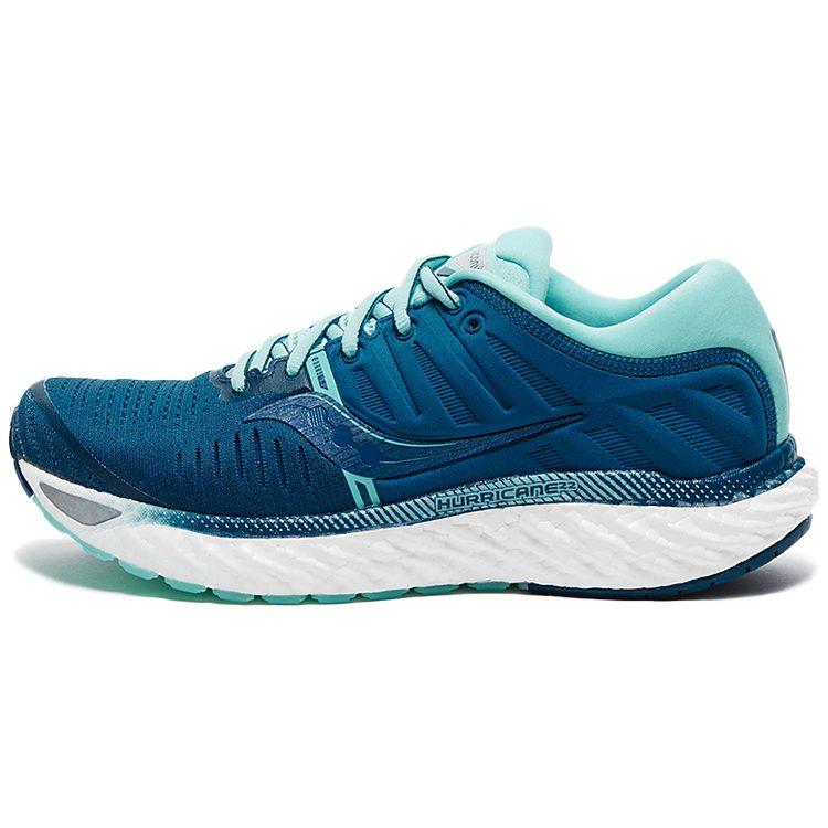 SAUCONY Hurricane Mesh Cushioning Slip Resistant Lightweight Low Top Running Shoes Women's Blue S10544-25