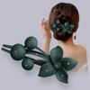 Acrylic Rhinestones Flower Hairpin Matte Hair Accessories Fashion Frosted Flower Hair Clips  Girls