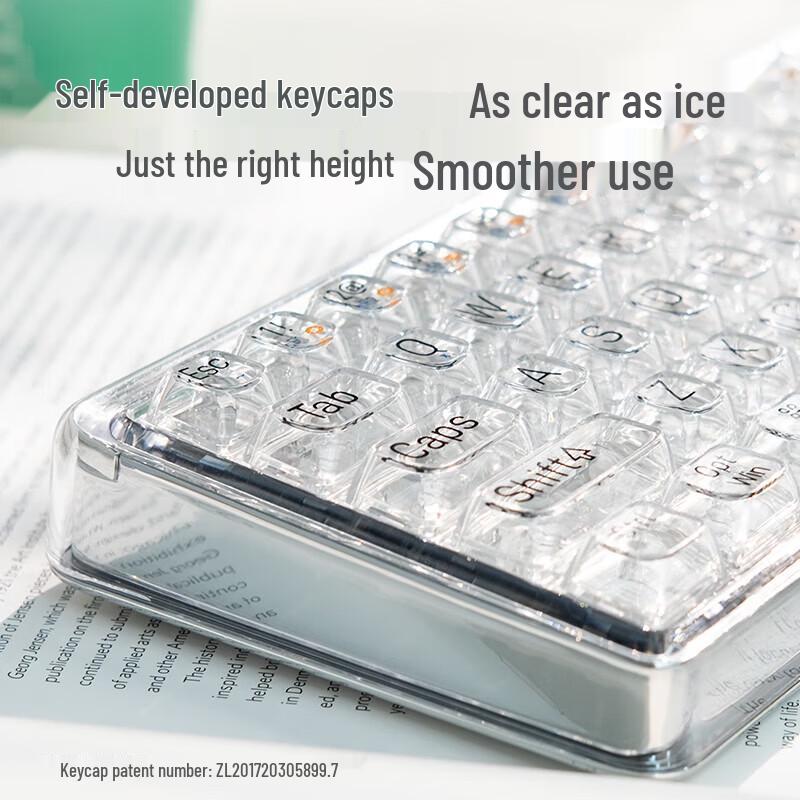 Lofree Transparent 1% Dual-Mode Mechanical Keyboard