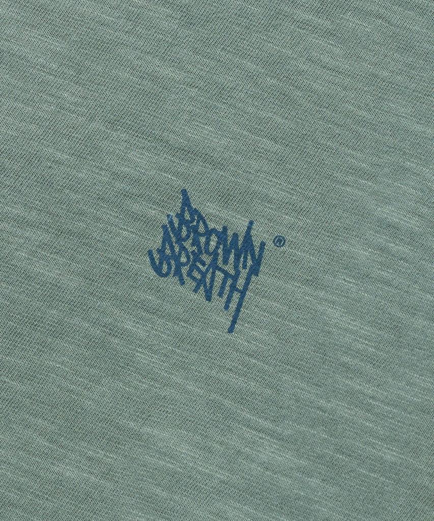 BROWNBREATH Be Free Tag Tee - Blue Green