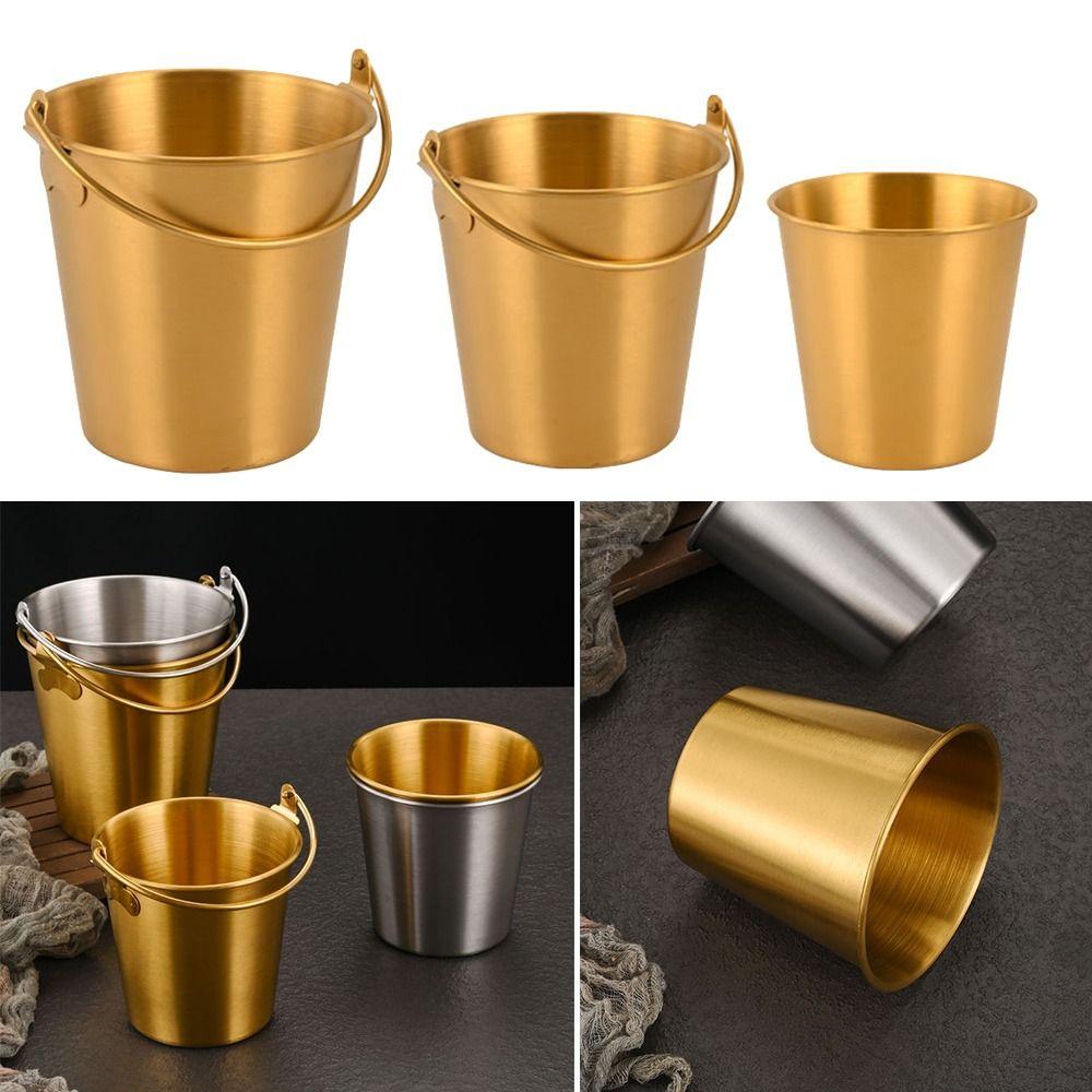 Gold Silver Beer Barrel 0.7L/1L/1.8L Champagne Bucket Creative Cooling Barrel  Bar Party