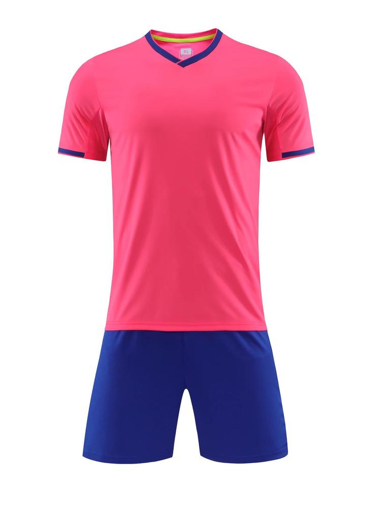 Adult Kids Soccer Uniform Set Breathable Sweat Absorption Quick Dry Soccer Jersey Stitching Color Competition Training Soccer Uniform