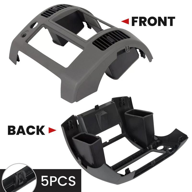 Center Dash Console Instrument Panel Cluster Lid Bezel Compatible with 2005-2020 For Nissan Frontier Replacement