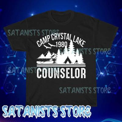 Nowy T-shirt męski Camp Crystal Lake Jason Piątek 13-go Zabawny Rozmiar S do 5XL