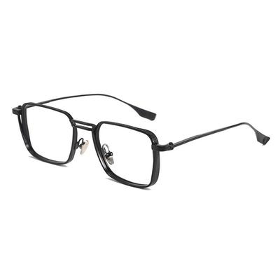 Blaulichtblockierende Anti-Blaulicht-Brille Augenschutz Ultraleicht Quadratische Brille Metall Optische Brille Brille Männer Frauen