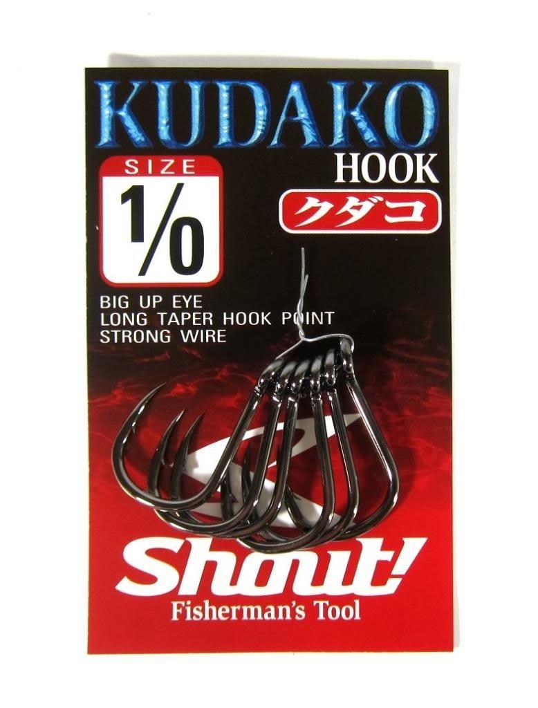 

Shout Kudako Hook Black #50 06-KH Fishing Hook