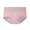 Damen-Slips aus Baumwolle, bedruckt, atmungsaktiv und bequem, ohne Abdrücke, niedliche, große Unterwäsche mit hoher Taille